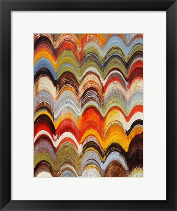 Framed Wavy Blends Print