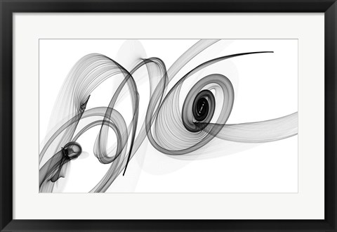 Framed Abstract Black and White Art 2015-03-08 Print