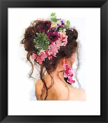 Framed Spring Woman Fantasy 2 Print