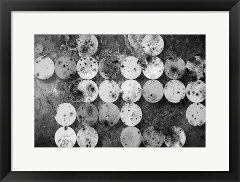 Framed Marble Shapes Print