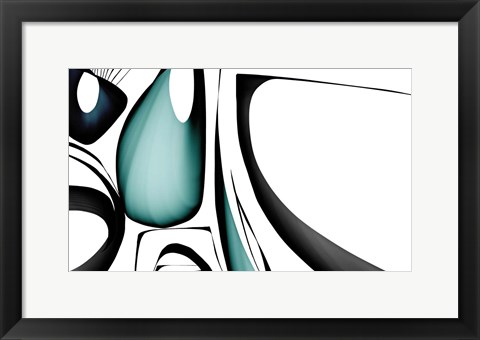 Framed Mid Century Abstract 3 Print