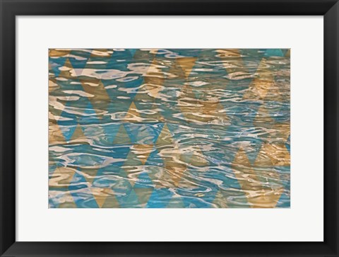 Framed Water Surface 17 Print