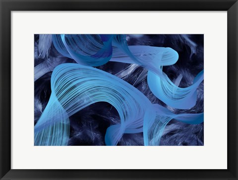 Framed Feather Breeze 2 Print