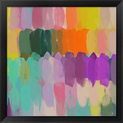 Framed Color Palette 1 Print