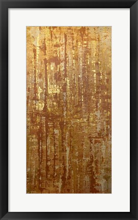 Framed Gold Water Print