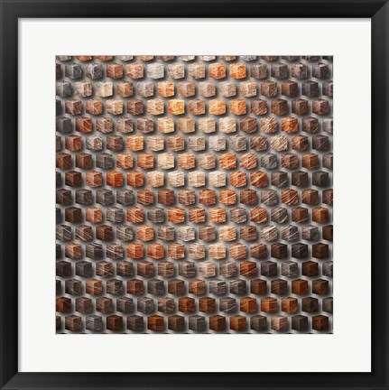 Framed Metal texture Print