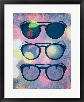 Framed Sunglasses 2 Print