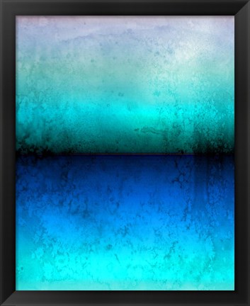 Framed Abstract Minimalist Rothko Inspired 01-2 Print