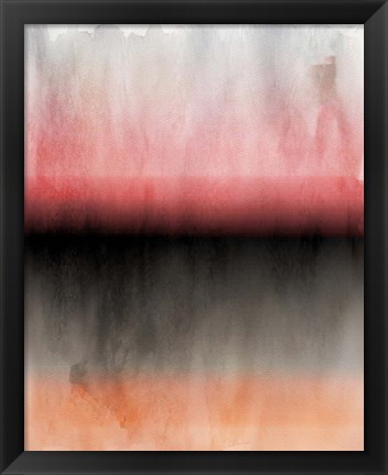 Framed Abstract Minimalist Rothko Inspired 01-12 Print