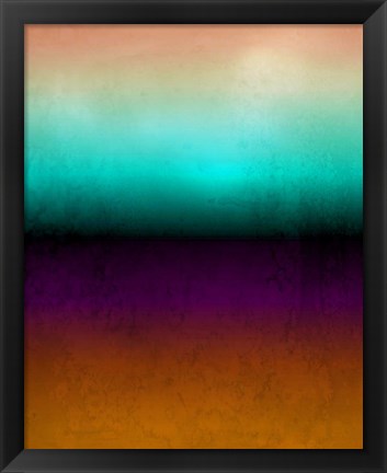 Framed Abstract Minimalist Rothko Inspired 01-18 Print