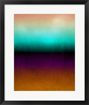 Framed Abstract Minimalist Rothko Inspired 01-18 Print