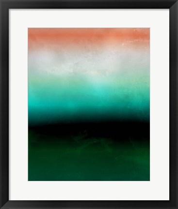 Framed Abstract Minimalist Rothko Inspired 01-23 Print