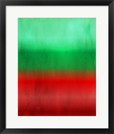 Framed Minimalist Rothko Inspired 01-33 Print