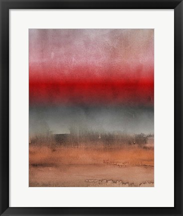 Framed Abstract Minimalist Rothko Inspired 01-44 Print