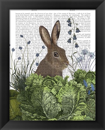 Framed Cabbage Patch Rabbit 2 Print