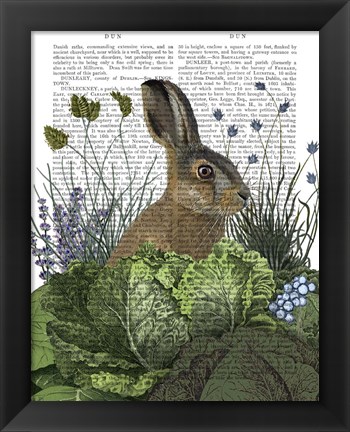 Framed Cabbage Patch Rabbit 3 Print