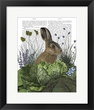 Framed Cabbage Patch Rabbit 3 Print