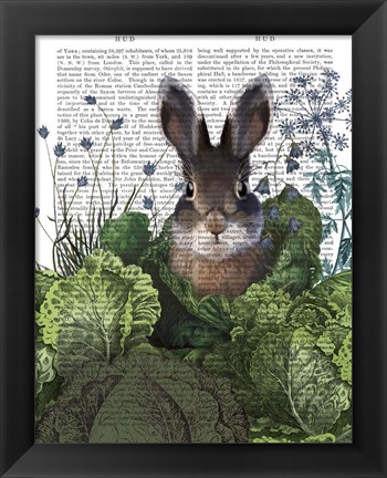 Framed Cabbage Patch Rabbit 4 Print