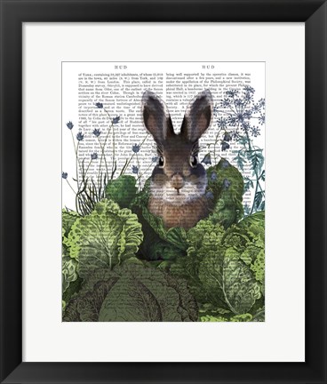 Framed Cabbage Patch Rabbit 4 Print