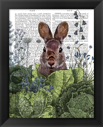 Framed Cabbage Patch Rabbit 6 Print