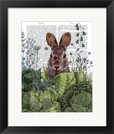 Framed Cabbage Patch Rabbit 6 Print