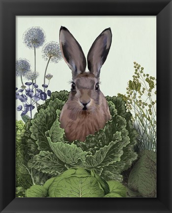 Framed Cabbage Patch Rabbit 1 Print