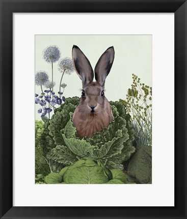 Framed Cabbage Patch Rabbit 1 Print