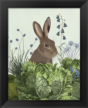 Framed Cabbage Patch Rabbit 2 Print