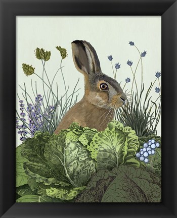 Framed Cabbage Patch Rabbit 3 Print