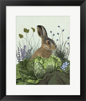 Framed Cabbage Patch Rabbit 3 Print