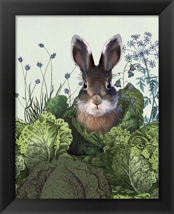 Framed Cabbage Patch Rabbit 4 Print