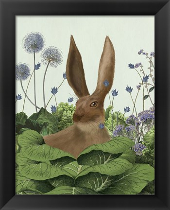 Framed Cabbage Patch Rabbit 5 Print