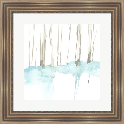 Framed Snow Line II Print