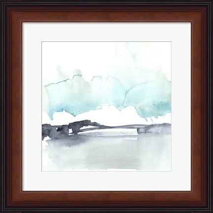 Framed Snow Line VI Print