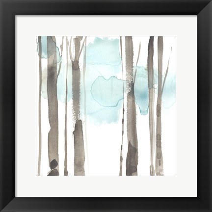 Framed Snow Line IX Print