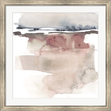 Framed Earth Horizon III Print