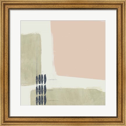 Framed Monotype Abstraction I Print