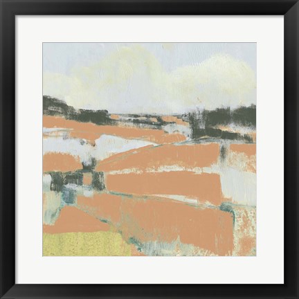 Framed Coral Fields II Print