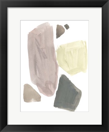 Framed Muted Mod Shapes III Print