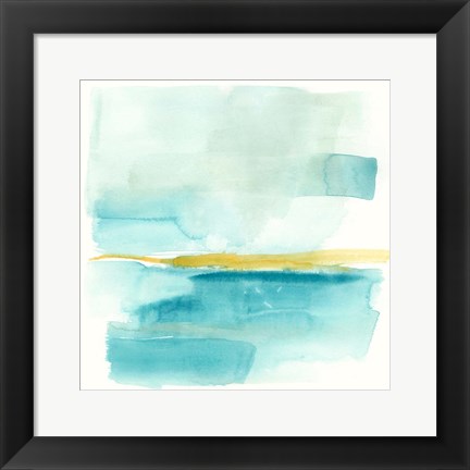 Framed Liquid Horizon III Print