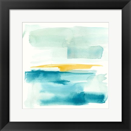 Framed Liquid Horizon IV Print