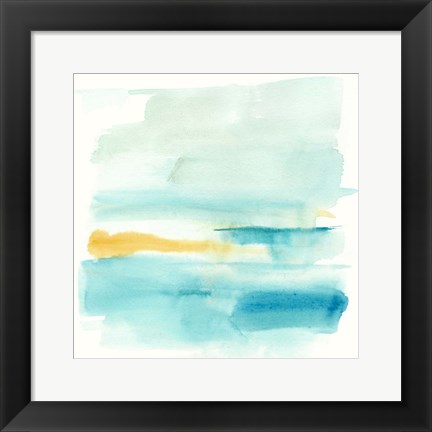 Framed Liquid Horizon VI Print