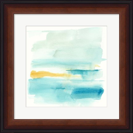 Framed Liquid Horizon VI Print