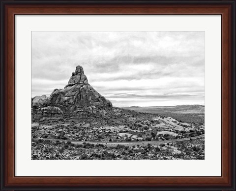 Framed Desert Arches II Print