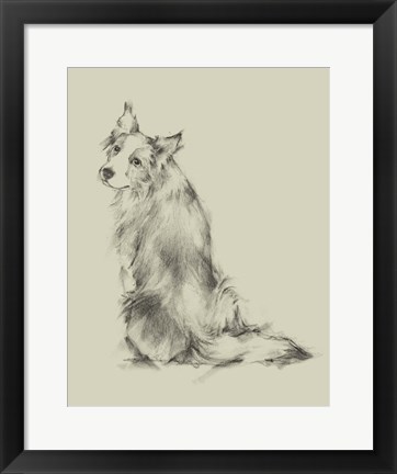 Framed Puppy Dog Eyes VI Print