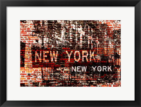 Framed New York Urban Print