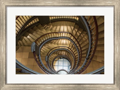 Framed Hamburg Staircase 5 Print