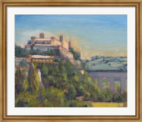Framed Nostalgic Tuscany II Print