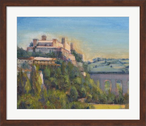 Framed Nostalgic Tuscany II Print