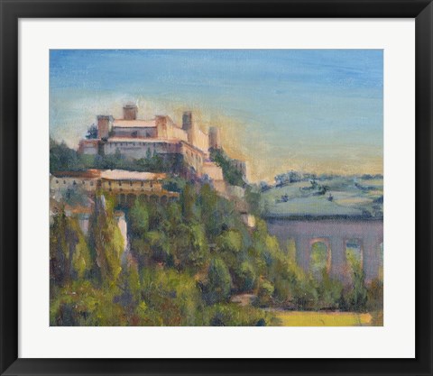 Framed Nostalgic Tuscany II Print